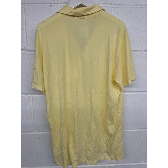 New nwt Marine layer Sz m/l marge yellow garment dye resort polo paler banana - Picture 4 of 4
